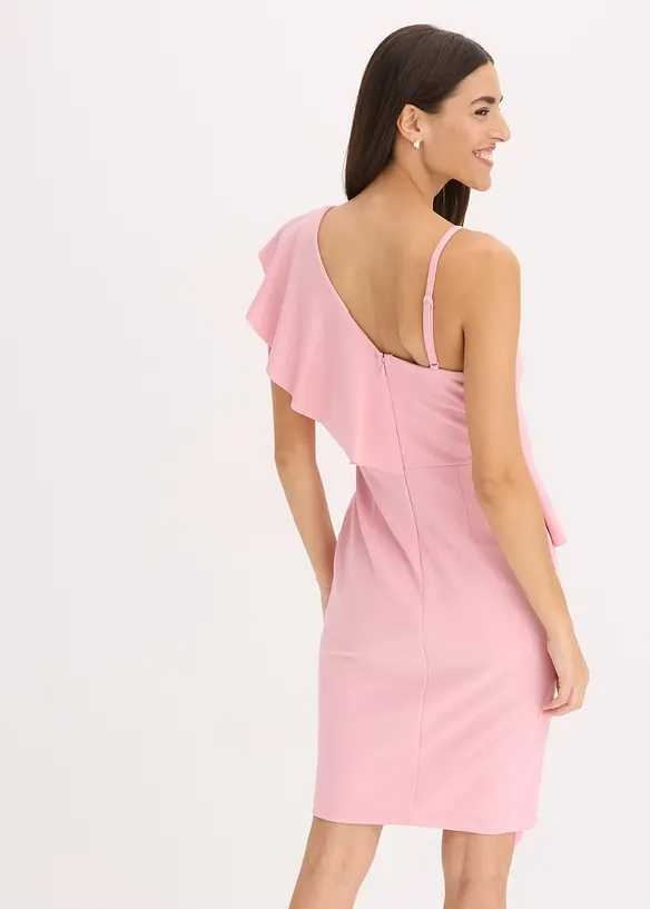 Abito bodycon in crêpe strutturato, bonprix