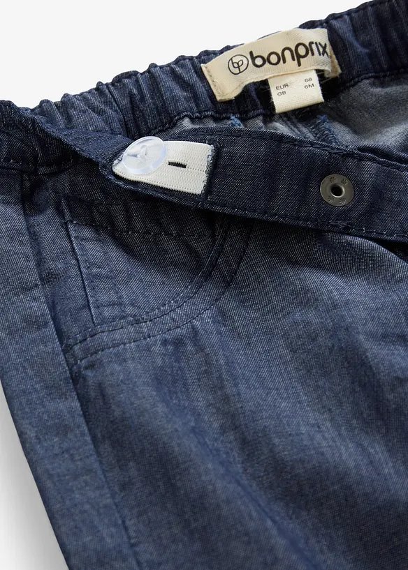 Jeans con elastico in vita in puro cotone biologico, bonprix