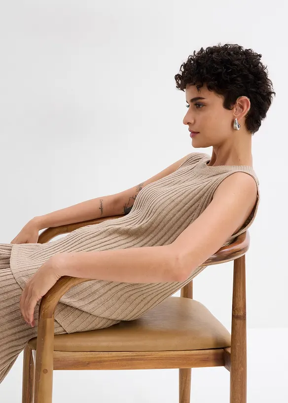 Top in maglia di misto viscosa, bonprix