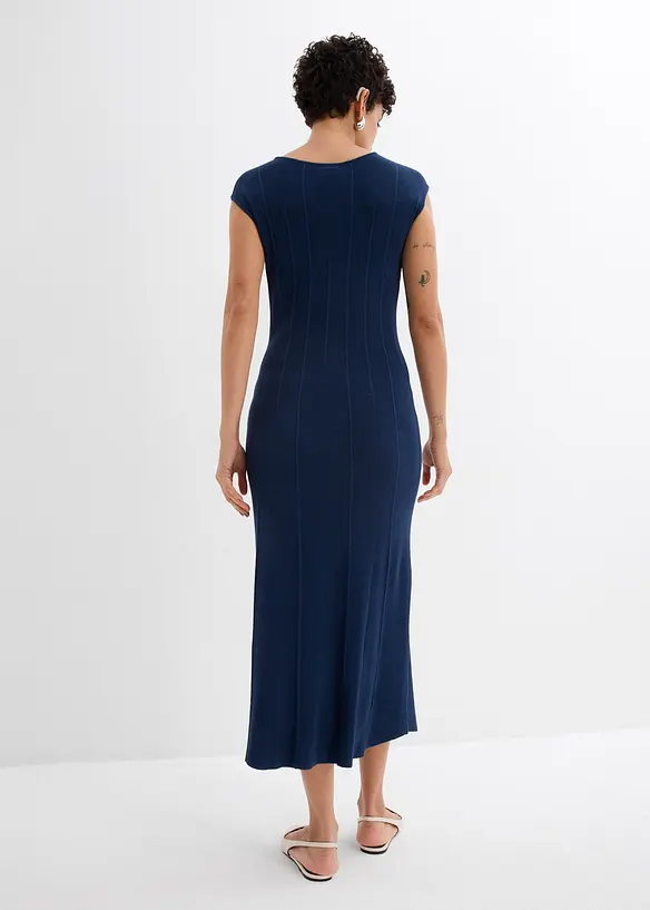 Abito in maglia aderente in misto viscosa, bonprix