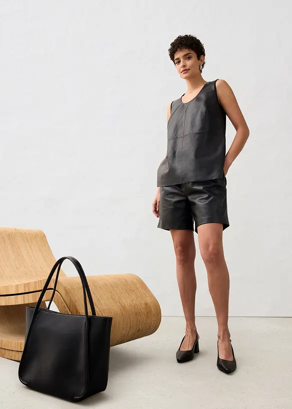 Shorts in nappa d'agnello, bonprix