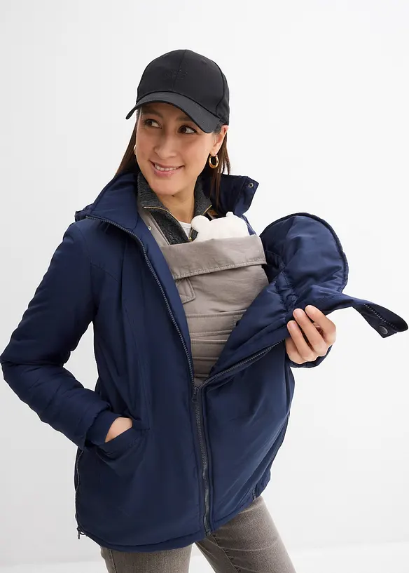 Giacca prémaman 3 in 1 con inserto babywearing, bonprix