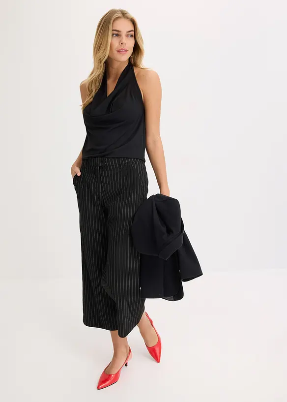 Top con scollo all'americana, bonprix