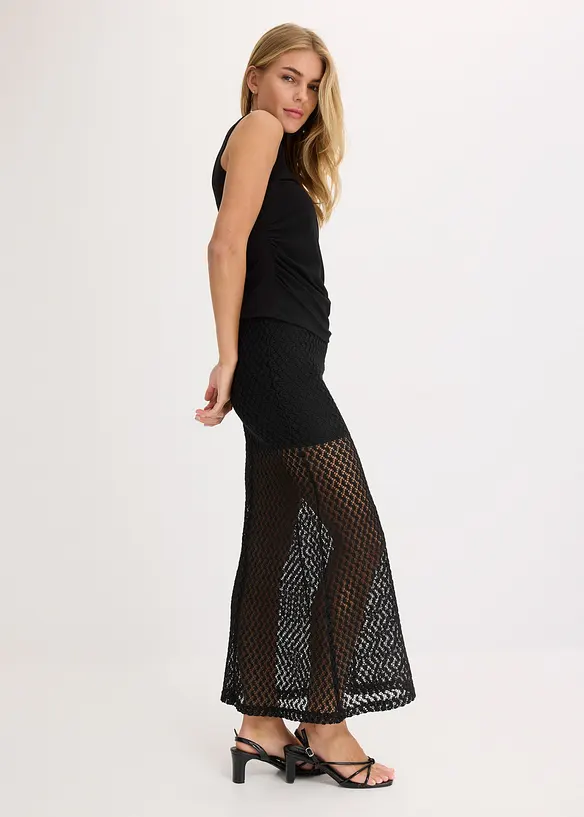 Gonna lunga con pizzo, bonprix