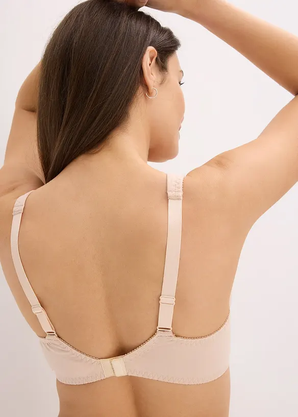 Reggiseno con coppe preformate, ferretto e cotone, bonprix