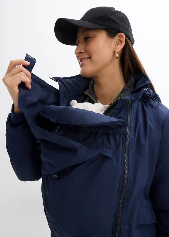 Giacca prémaman 3 in 1 con inserto babywearing, bonprix