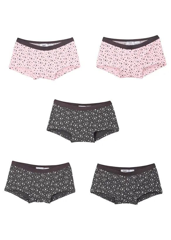 Panty con cotone morbido (pacco da 5), bonprix