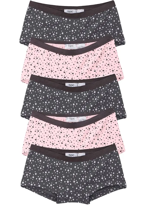 Panty con cotone morbido (pacco da 5), bonprix