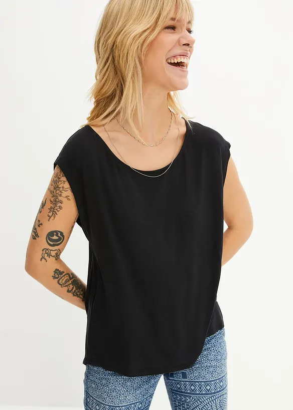 Maglia in misto viscosa, bonprix