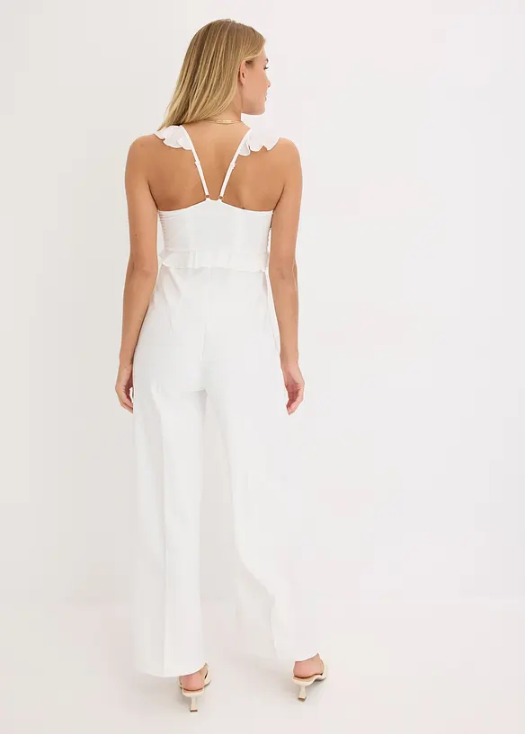 Tuta elegante con chiffon, bonprix