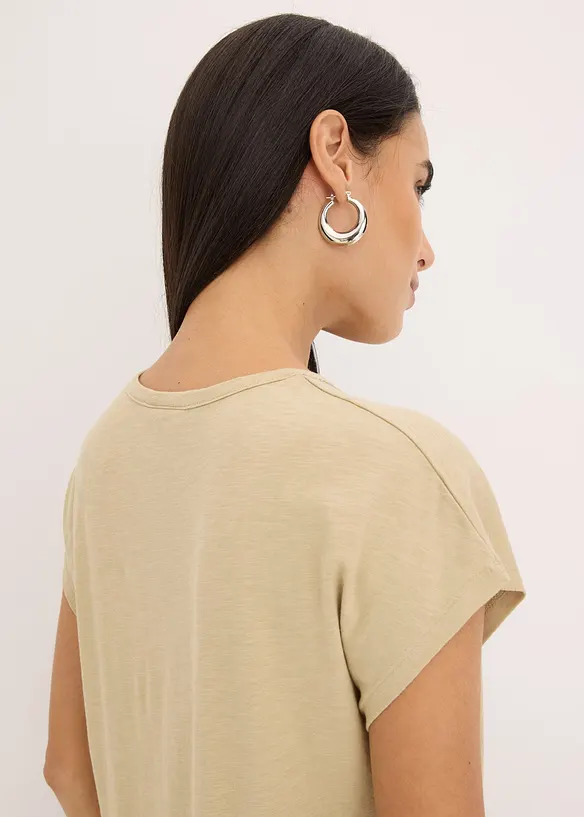 Maglia effetto lino, bonprix
