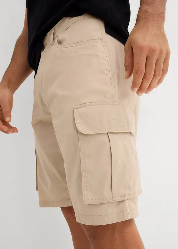 Bermuda cargo elasticizzati, regular fit, bonprix