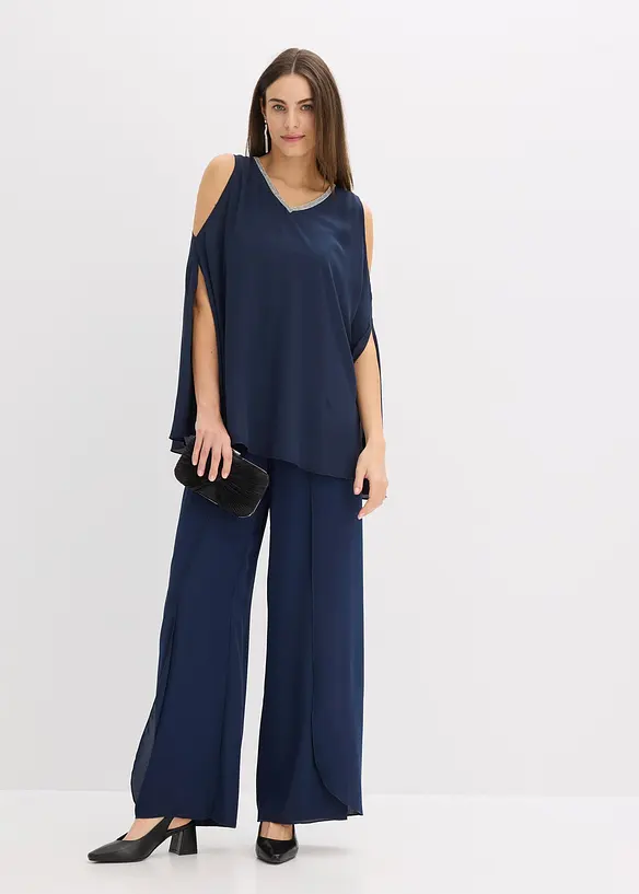 Blusa con strass, bonprix