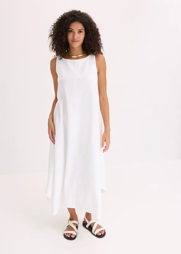 Abito con spalline in misto viscosa fine, bonprix