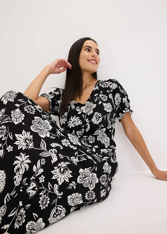 Abito midi fantasia, bonprix