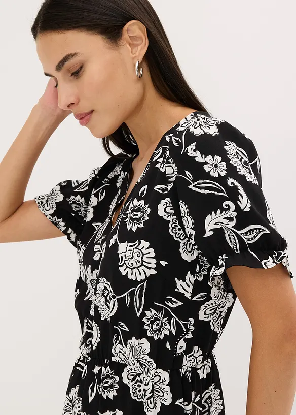 Abito midi fantasia, bonprix
