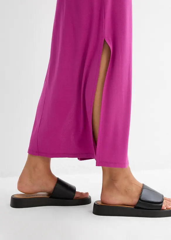 Abito fluente in jersey misto viscosa ed elastan, bonprix