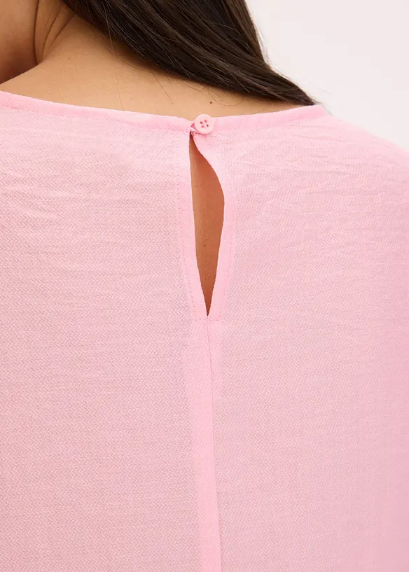 Blusa con volant, bonprix