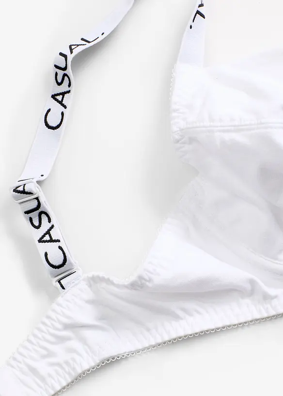 Reggiseno con ferretto in cotone biologico elasticizzato, bonprix