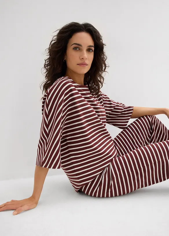 Felpa oversize in puro cotone, bonprix
