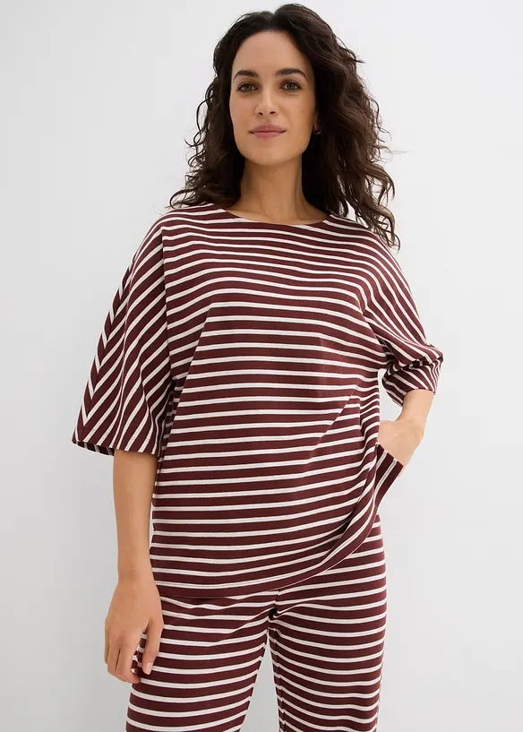Felpa oversize in puro cotone, bonprix