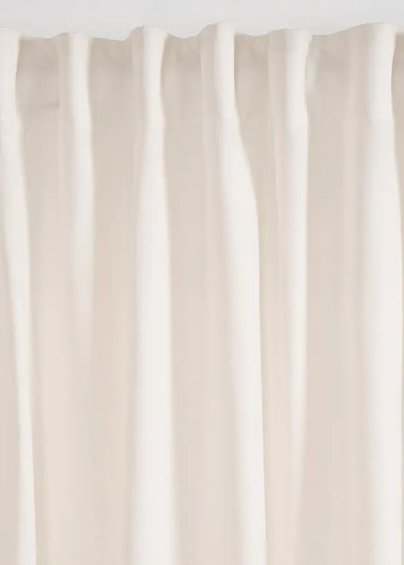 Tenda effetto lino con poliestere riciclato (pacco da 1), bonprix