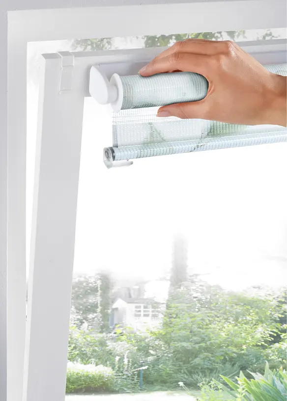 Tenda a rullo doppia con foglie, bonprix