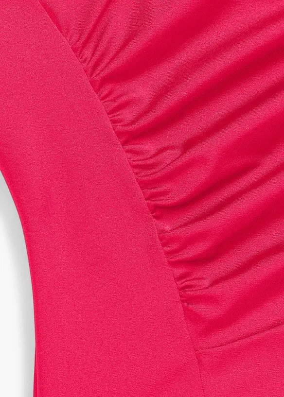 Costume intero in materiale lucido con effetto modellante medio, bonprix