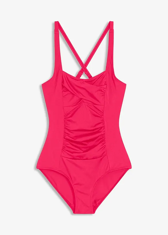 Costume intero in materiale lucido con effetto modellante medio, bonprix