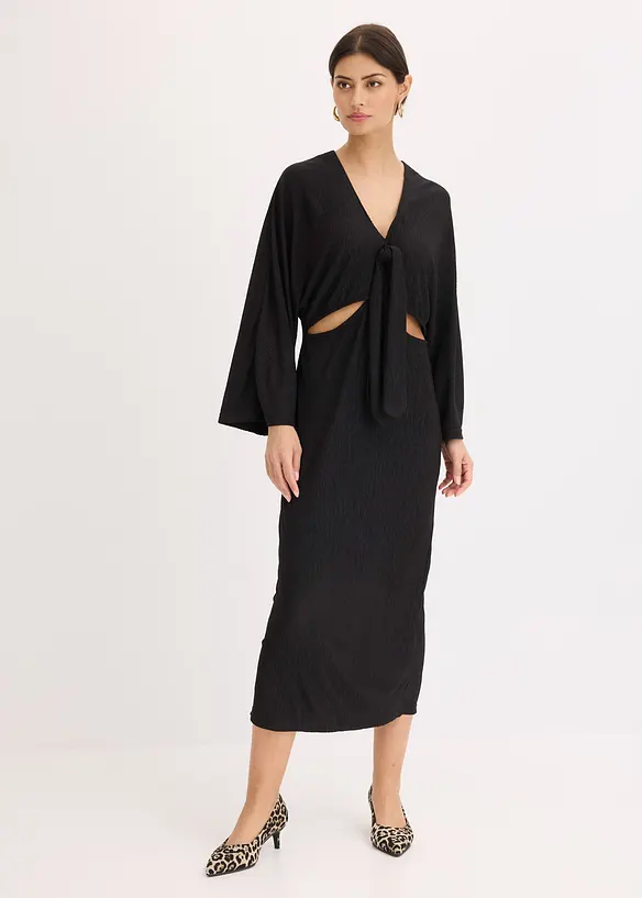 Abito midi con cut-out, bonprix