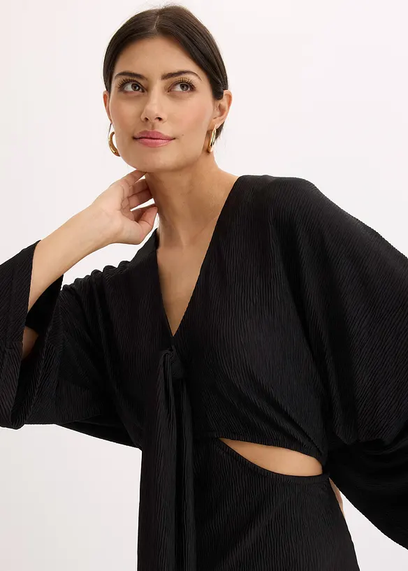 Abito midi con cut-out, bonprix
