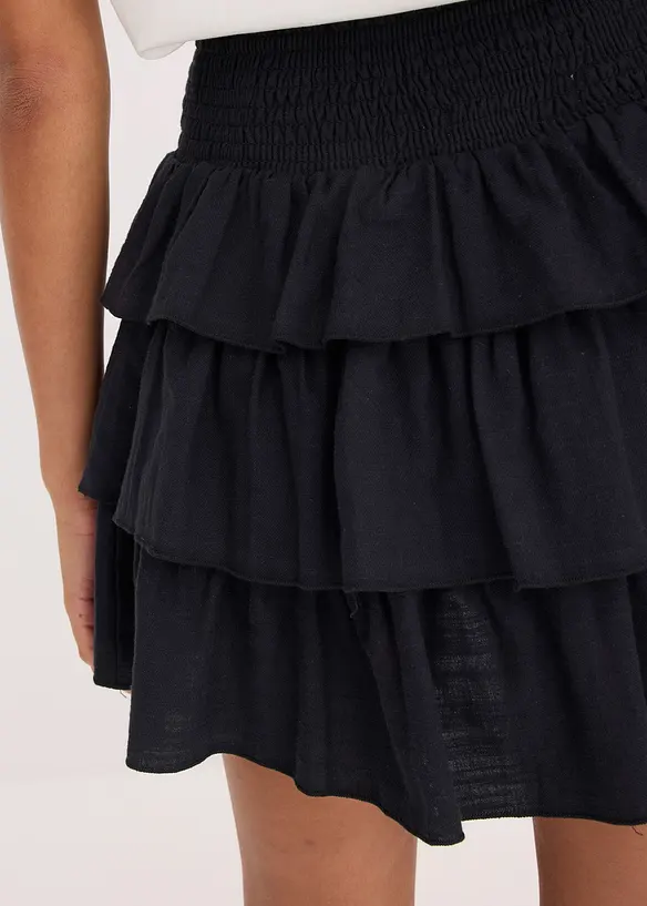 Minigonna in puro cotone, bonprix