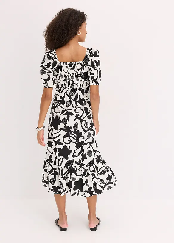 Abito midi in puro cotone biologico, bonprix