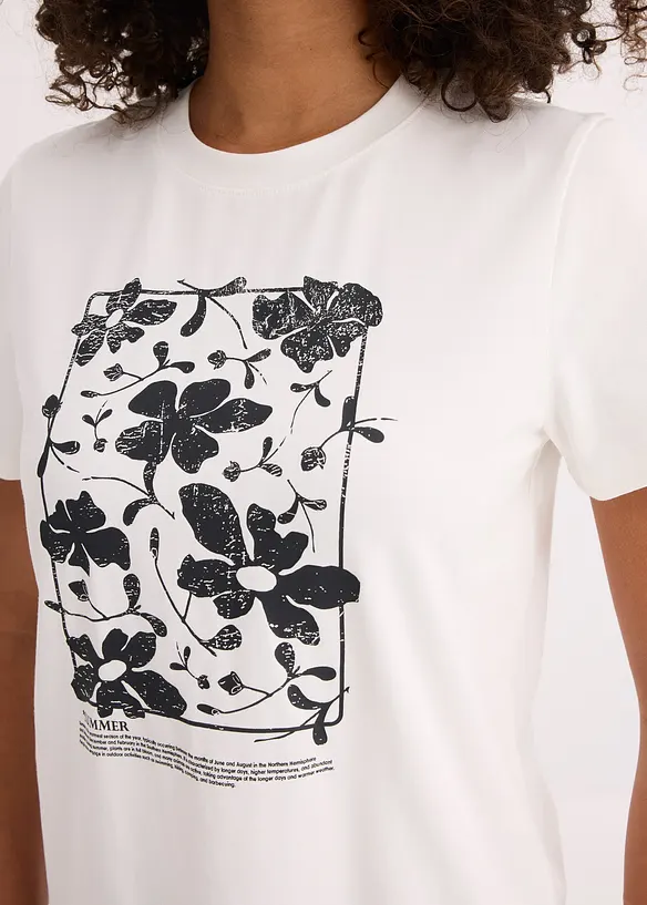 T-shirt con stampa, bonprix