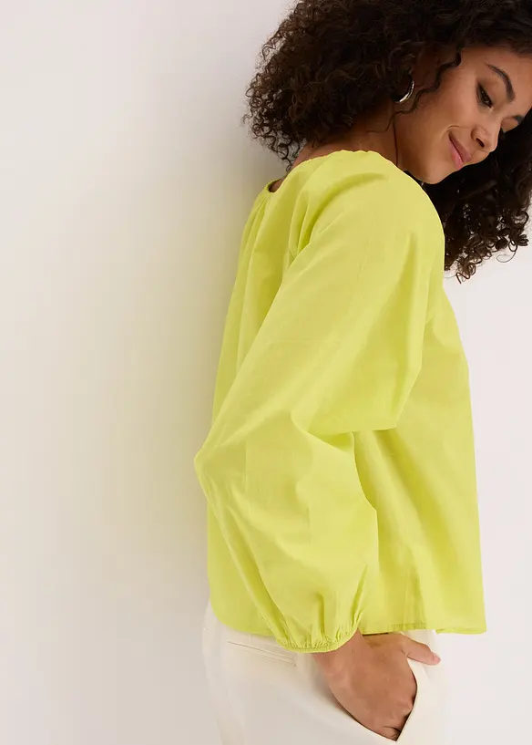 Blusa in puro cotone biologico, bonprix