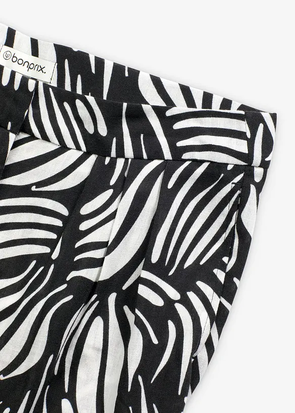 Pantaloni a palazzo con cinta comoda, bonprix