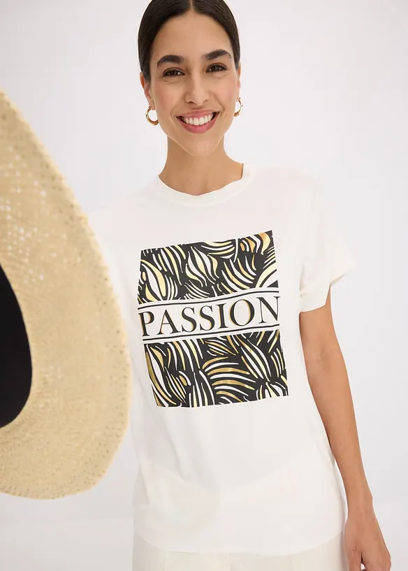 T-shirt con stampa, bonprix