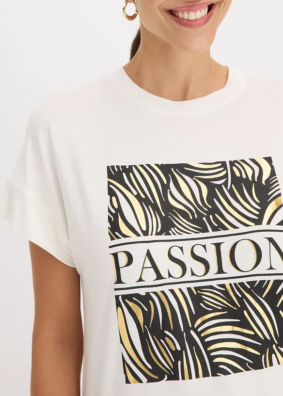 T-shirt con stampa, bonprix