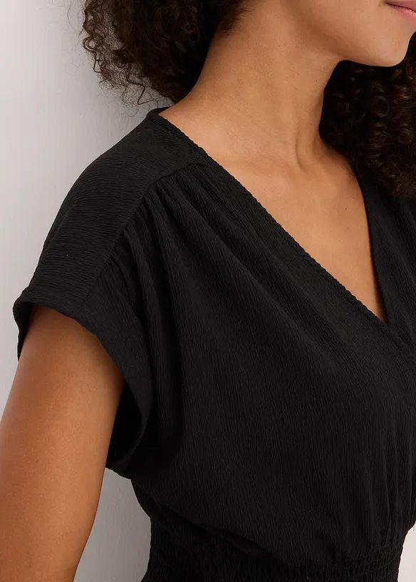 Abito in jersey crêpe leggero, bonprix