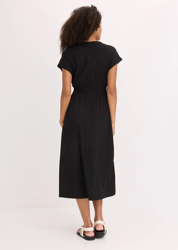 Abito in jersey crêpe leggero, bonprix