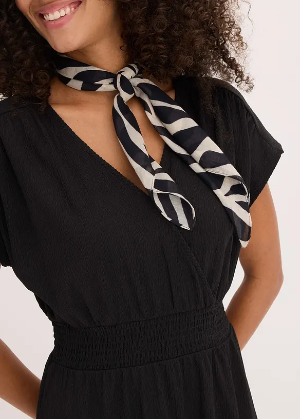 Abito in jersey crêpe leggero, bonprix