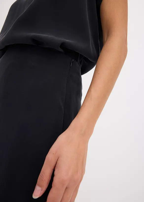 Gonna midi in viscosa fluente, bonprix