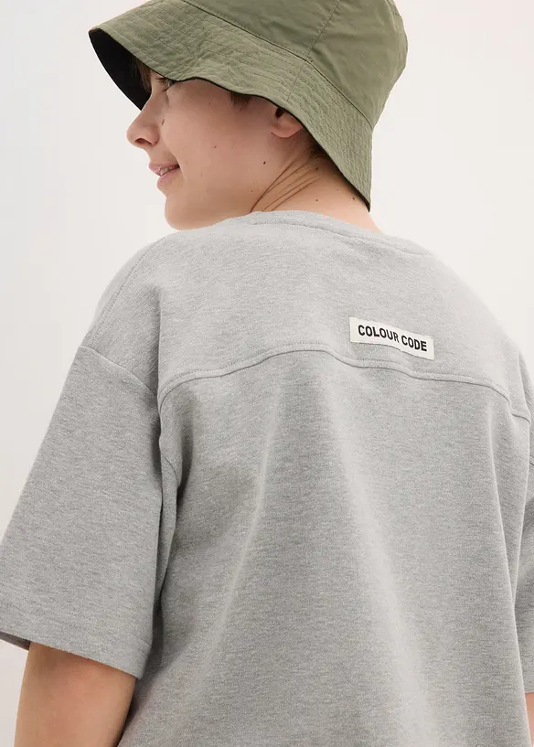 T-shirt oversize con cotone biologico, bonprix