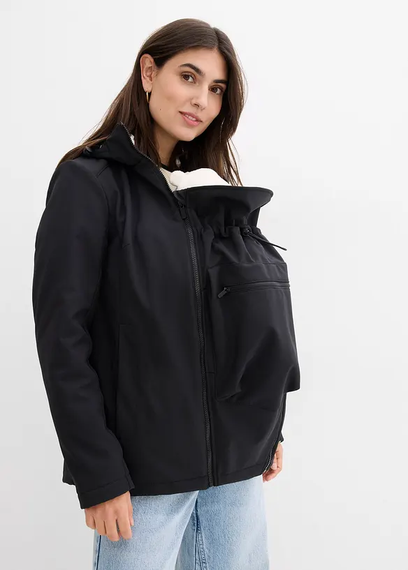 Giacca prémaman 6 in 1 con inserto babywearing e giacca in pile staccabile, bonprix