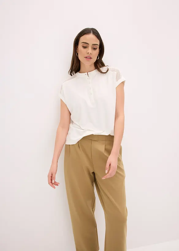 Maglia con pizzo, bonprix
