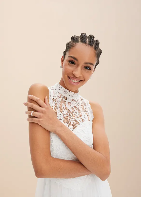 Abito da sposa con tulle e pizzo, bonprix