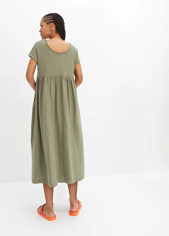 Abito midi in puro cotone biologico, bonprix
