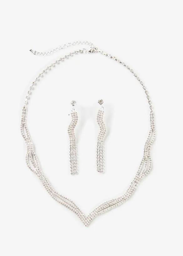 Collana e orecchini (set gioielli), bonprix