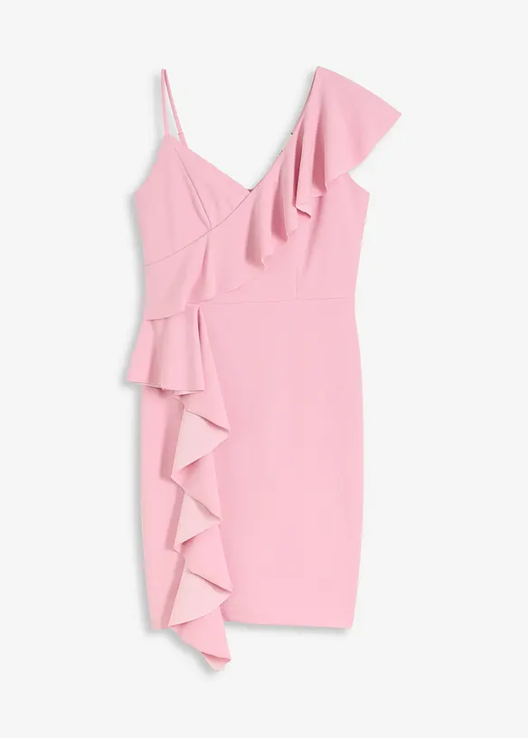 Abito bodycon in crêpe strutturato, bonprix