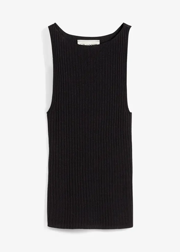 Top in maglia aderente in misto viscosa, bonprix